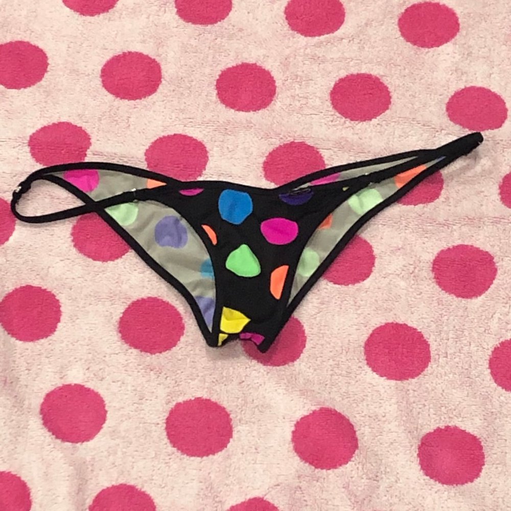 Wicked Temptations bright polka dot bottoms